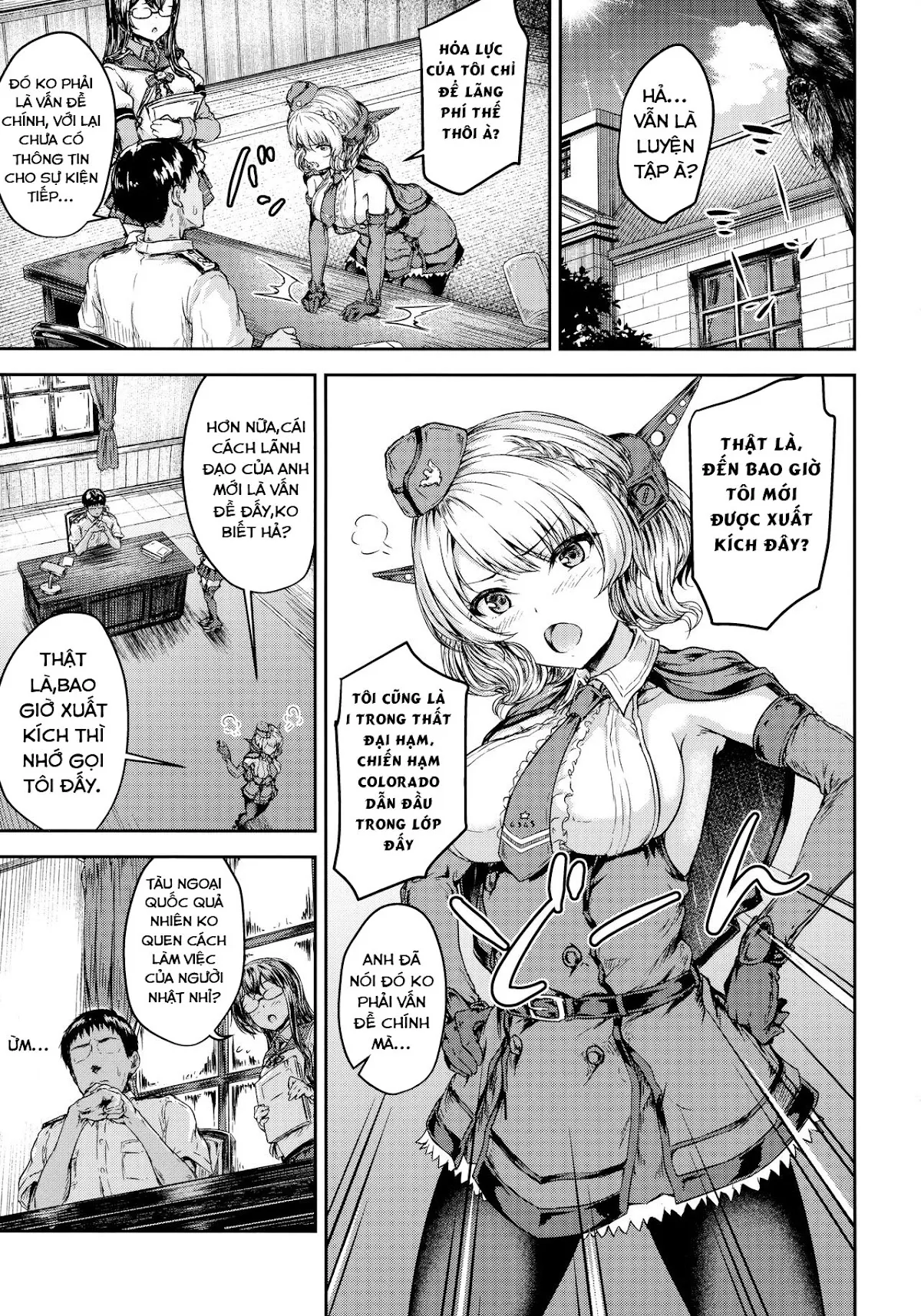 HentaiVN.net - Ảnh 4 - Shikoshiko Colorado to Yasen Suru Hon (Kantai Collection) - Chap 1