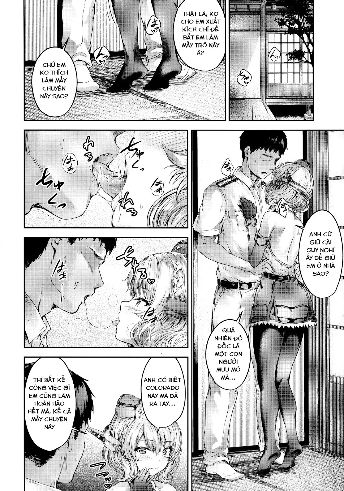 HentaiVN.net - Ảnh 5 - Shikoshiko Colorado to Yasen Suru Hon (Kantai Collection) - Chap 1
