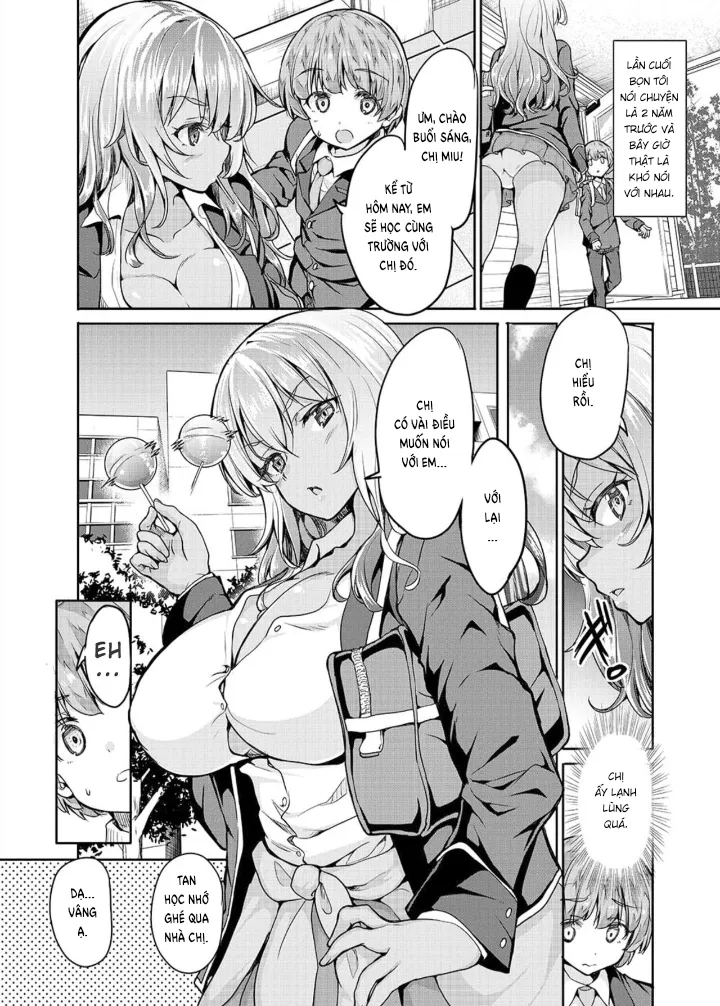HentaiVN.net - Ảnh 6 - Hãy là 1 cậu bé ngoan và làm tình với chị nào. [Be A Good Boy and Have Sex with Gyaru Onee-san] - Chap 1