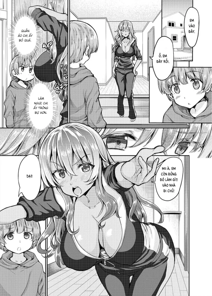 HentaiVN.net - Ảnh 7 - Hãy là 1 cậu bé ngoan và làm tình với chị nào. [Be A Good Boy and Have Sex with Gyaru Onee-san] - Chap 1