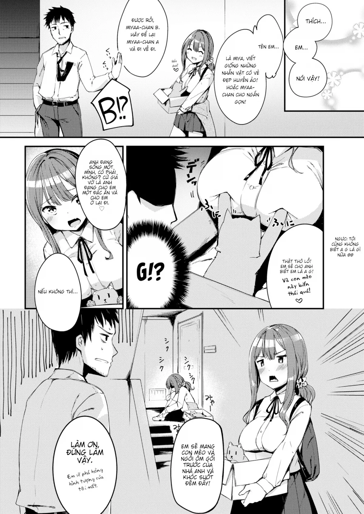 HentaiVN.net - Ảnh 3 - Miyaa-chan Chú mèo bị bỏ rơi [Miyaa-chan The Abandoned Cat] - Chap 1