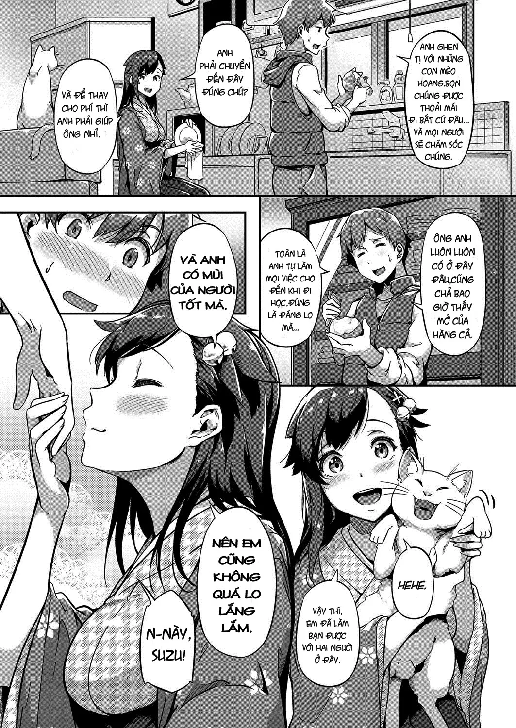 HentaiVN.net - Ảnh 4 - Haru o Maneku Suzu [Ringing in Spring] - Chap 1