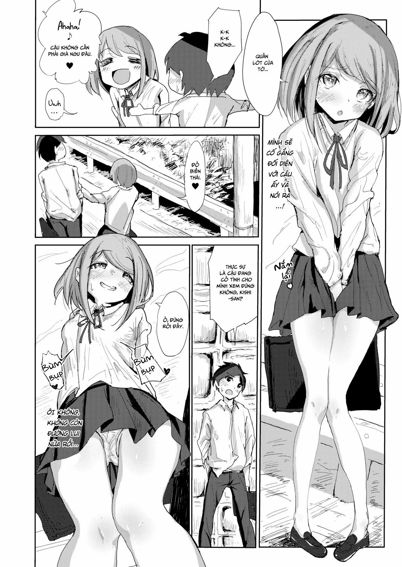 HentaiVN.net - Ảnh 6 - Vĩnh biệt quần lót [Goodbye Panties] - Chap 1