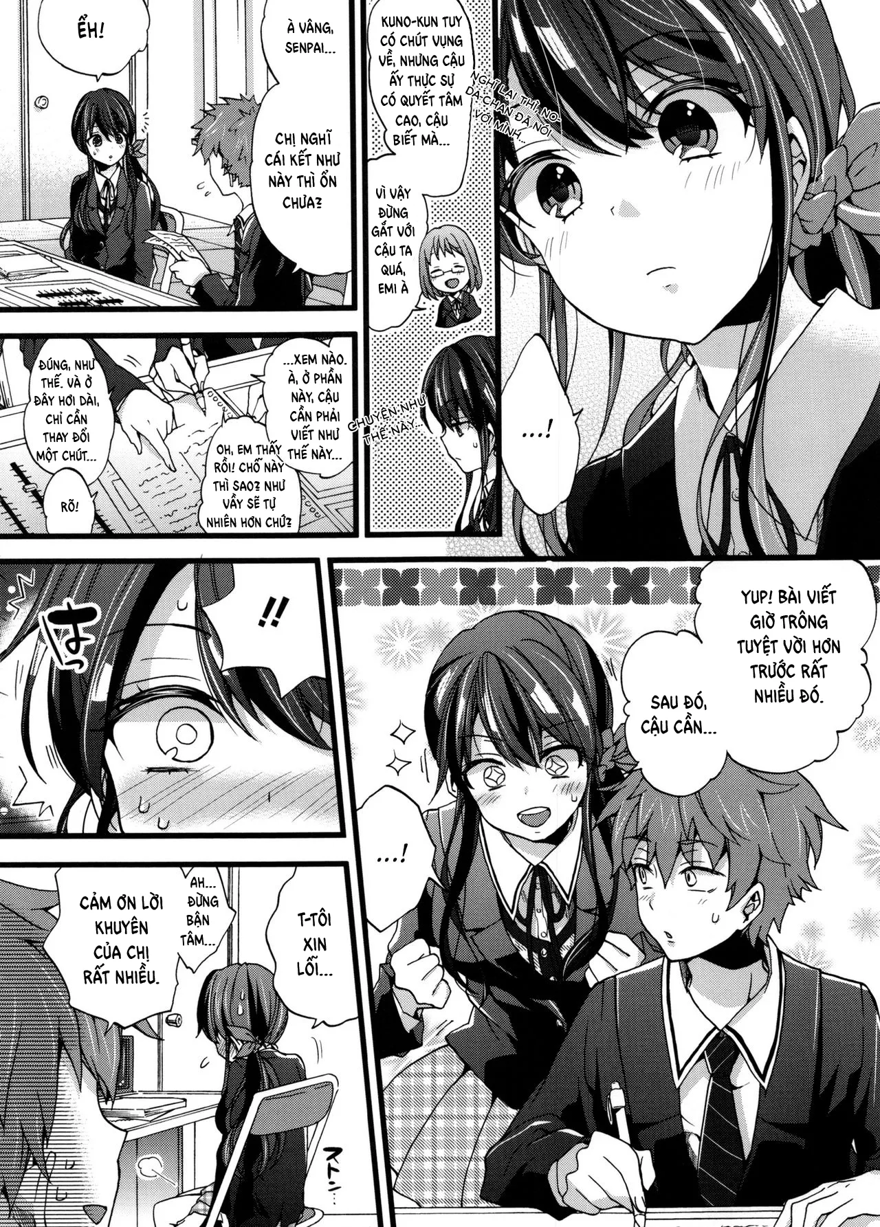 HentaiVN.net - Ảnh 5 - Chúng Tôi Rất Yên Tĩnh Ở Trên Đấy [We’re On Air So Be Quiet; Honbanchuu wa Oshizuka ni!] - Chap 1