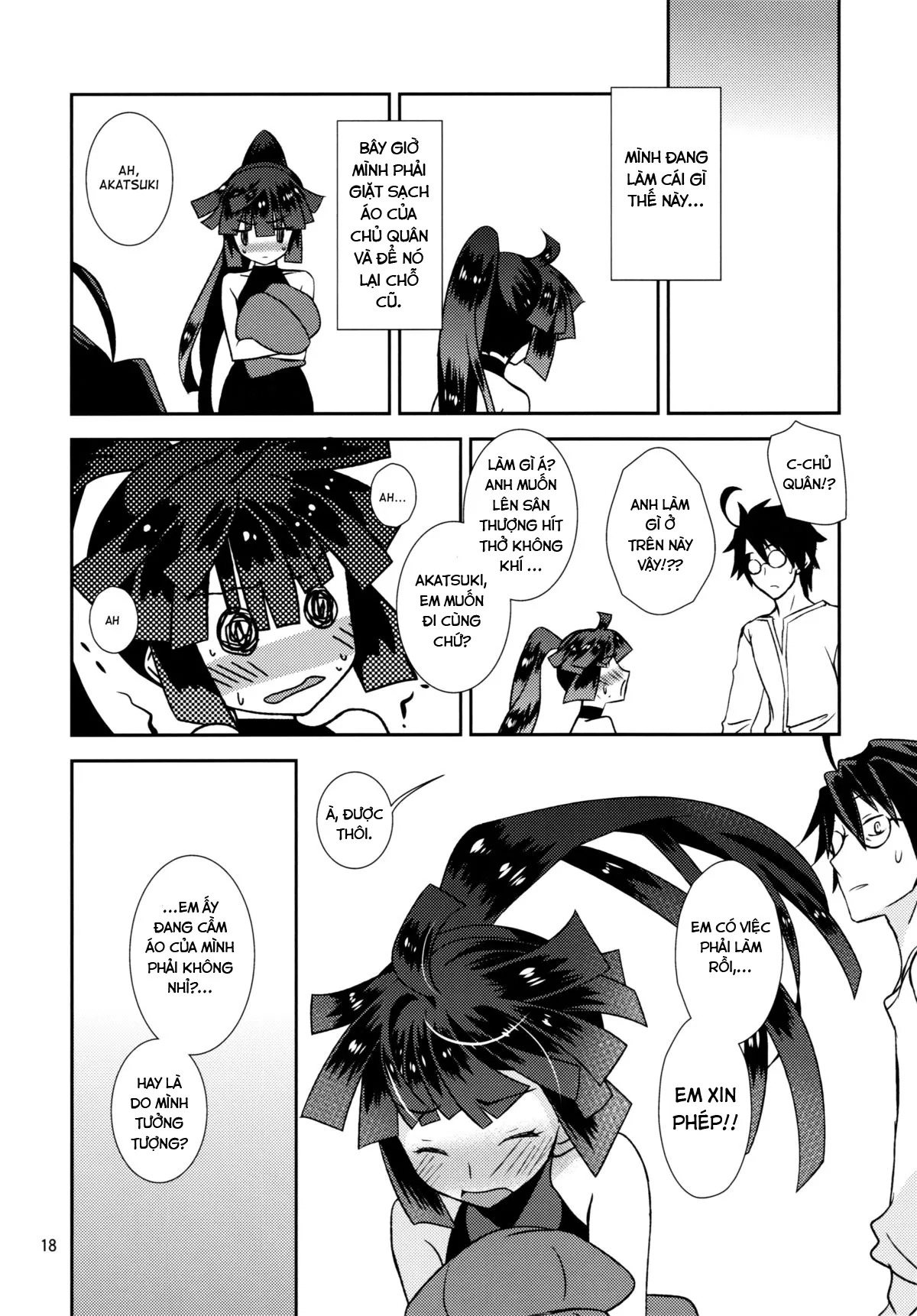 HentaiVN.net - Ảnh 16 - Ảo tưởng của Akatsuki (Log Horizon) [Mousou Suru Akatsuki, Akatsuki's Delusion (Log Horizon)] - Chap 1