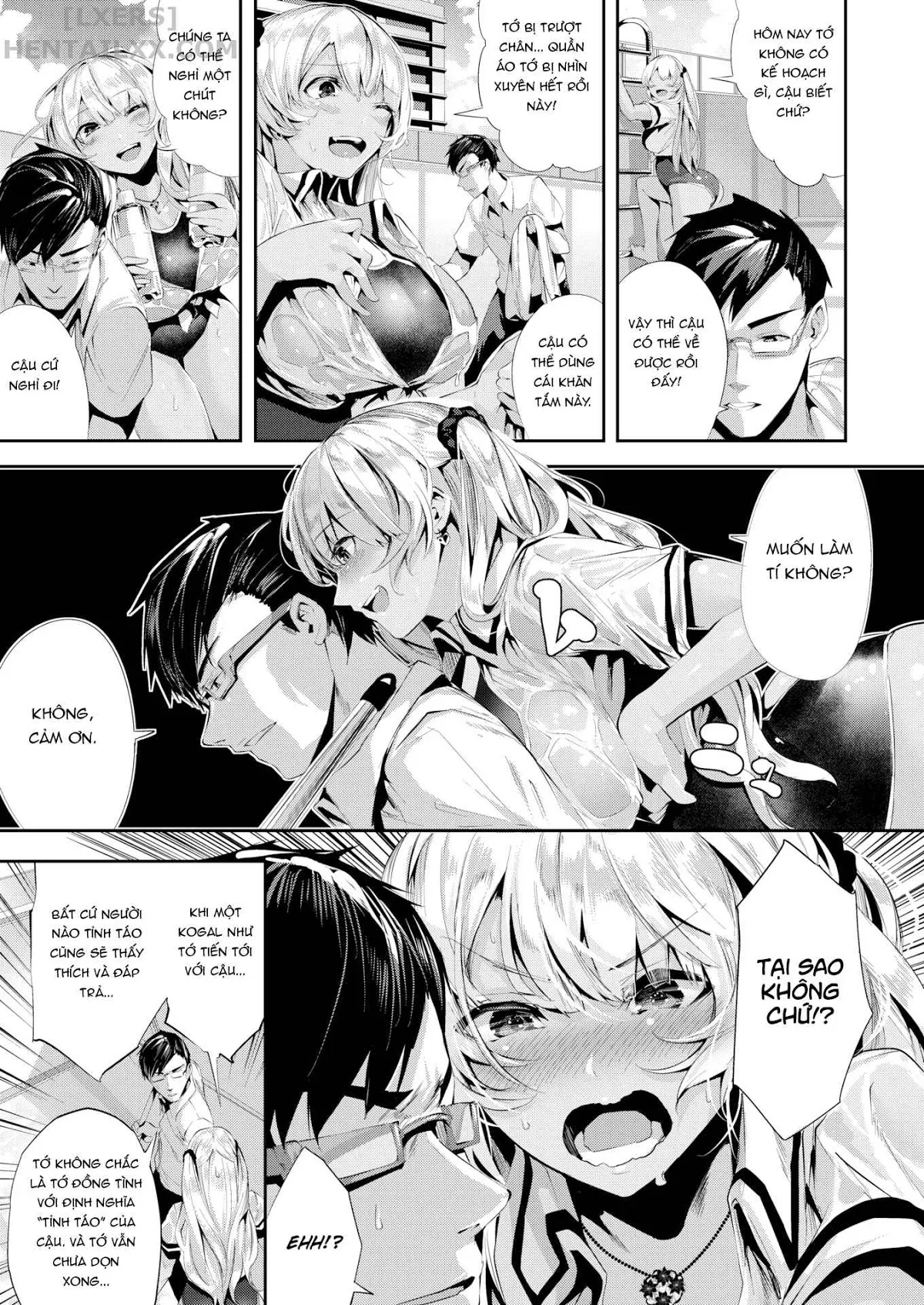 HentaiVN.net - Ảnh 6 - Light Brown Temptation - Chap 1