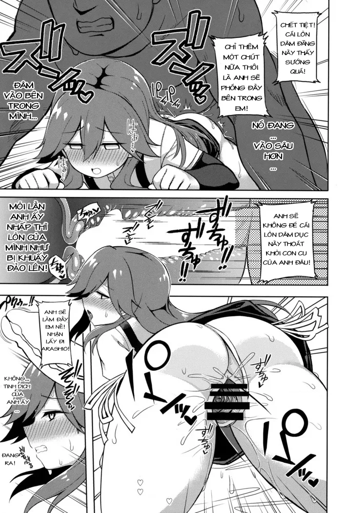 HentaiVN.net - Ảnh 12 - Em Arashio láu cá (Kantai Collection -KanColle-) [Little Girl Sweet Trap! - Kantai Collection] - Chap 1