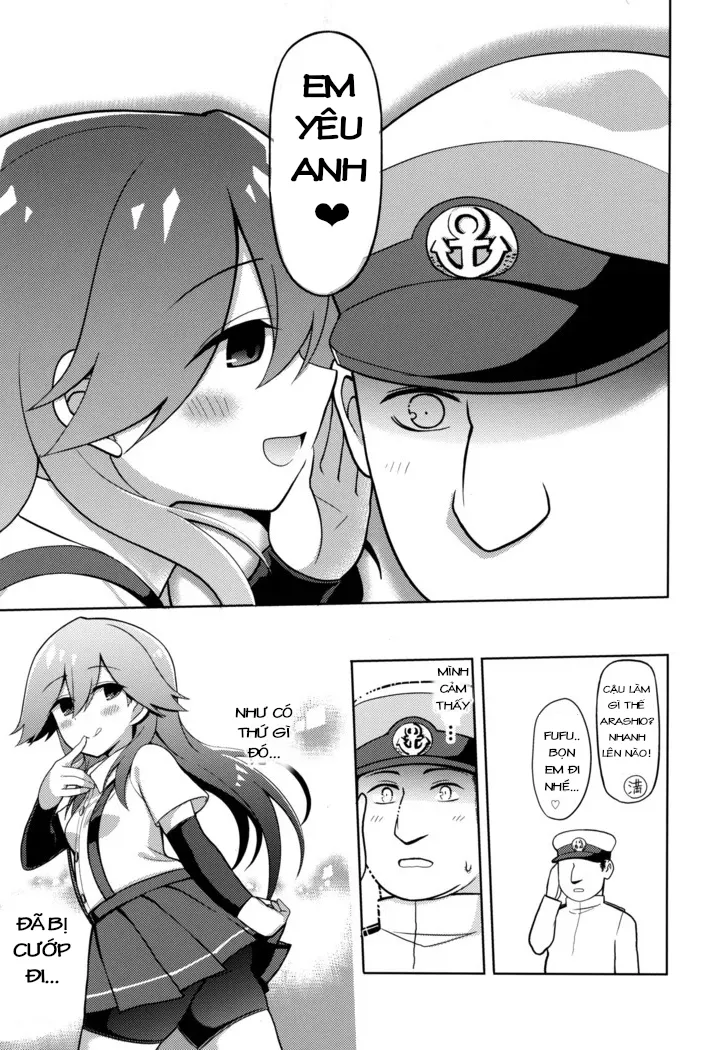 HentaiVN.net - Ảnh 18 - Em Arashio láu cá (Kantai Collection -KanColle-) [Little Girl Sweet Trap! - Kantai Collection] - Chap 1