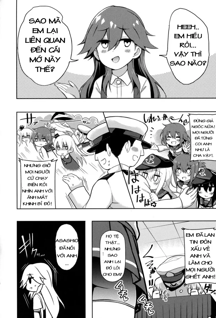 HentaiVN.net - Ảnh 3 - Em Arashio láu cá (Kantai Collection -KanColle-) [Little Girl Sweet Trap! - Kantai Collection] - Chap 1