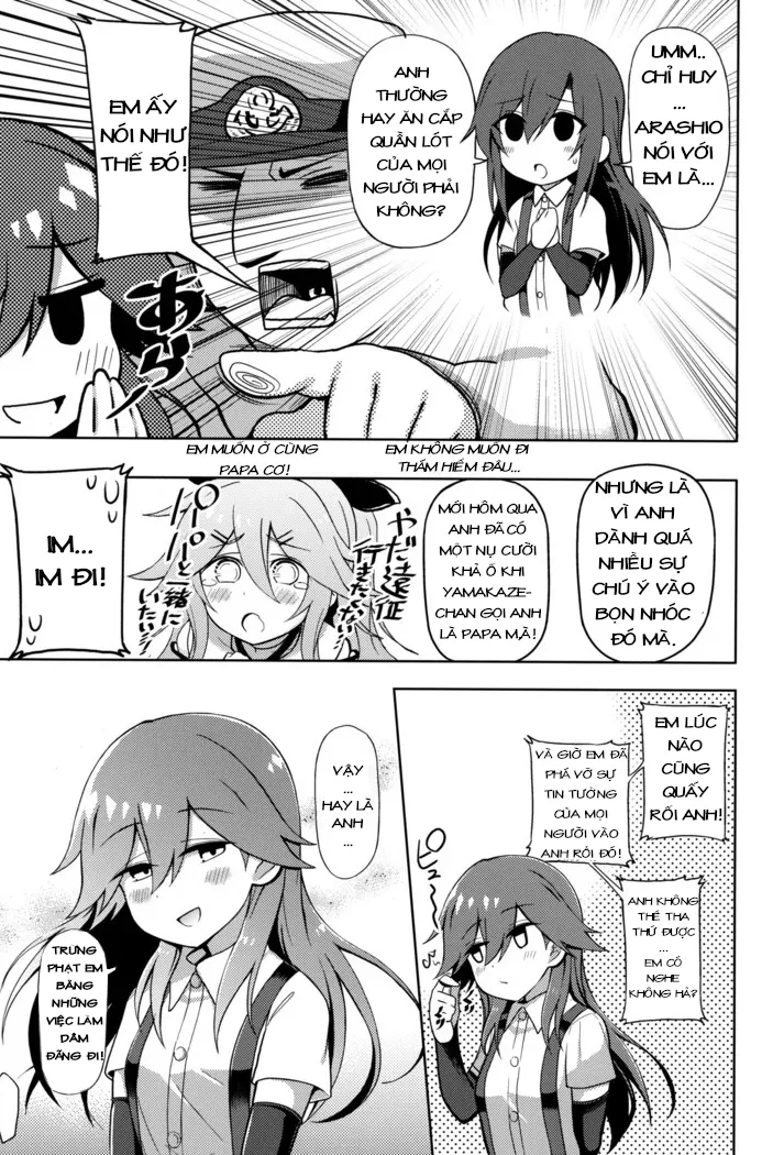 HentaiVN.net - Ảnh 4 - Em Arashio láu cá (Kantai Collection -KanColle-) [Little Girl Sweet Trap! - Kantai Collection] - Chap 1
