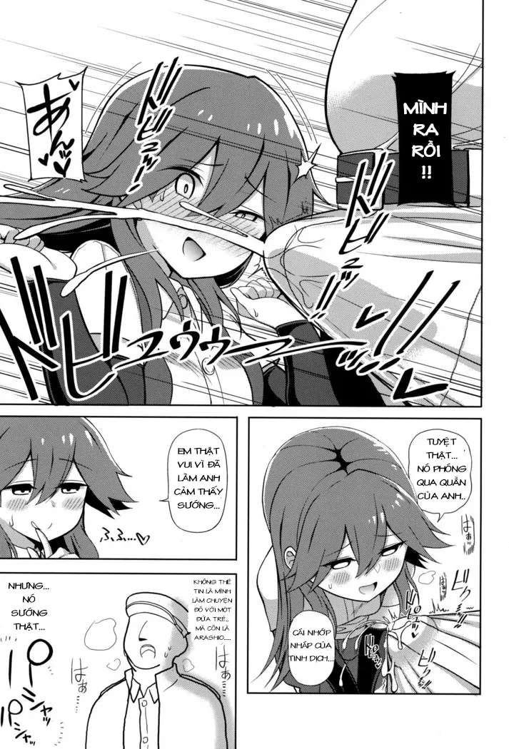 HentaiVN.net - Ảnh 8 - Em Arashio láu cá (Kantai Collection -KanColle-) [Little Girl Sweet Trap! - Kantai Collection] - Chap 1