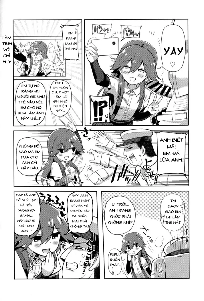 HentaiVN.net - Ảnh 9 - Em Arashio láu cá (Kantai Collection -KanColle-) [Little Girl Sweet Trap! - Kantai Collection] - Chap 1