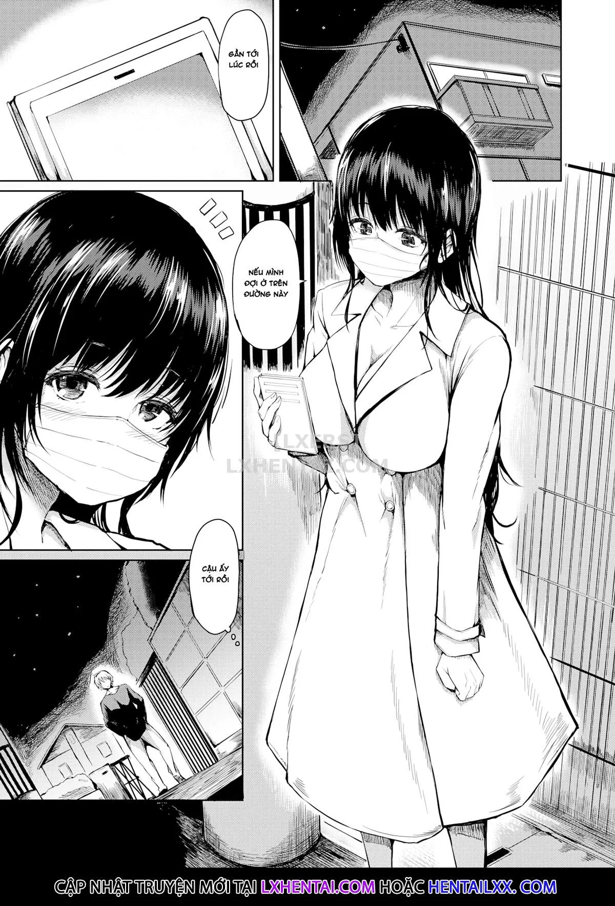 HentaiVN.net - Ảnh 4 - The Punk and the Landlady [Comic Shitsurakuten 2020-08] - Chap 1