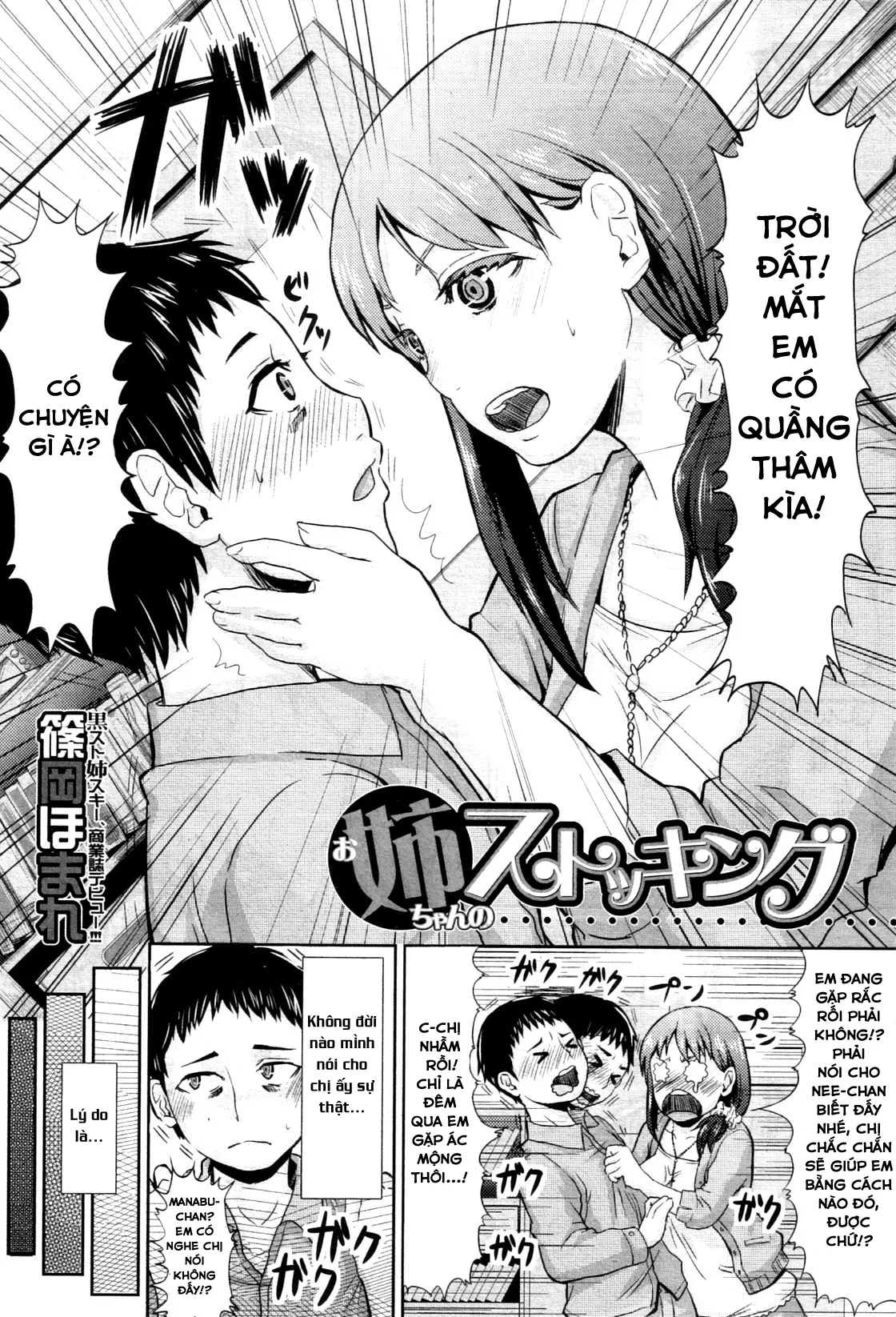 HentaiVN.net - Ảnh 3 - Onee-chan no Stocking - Chap 1