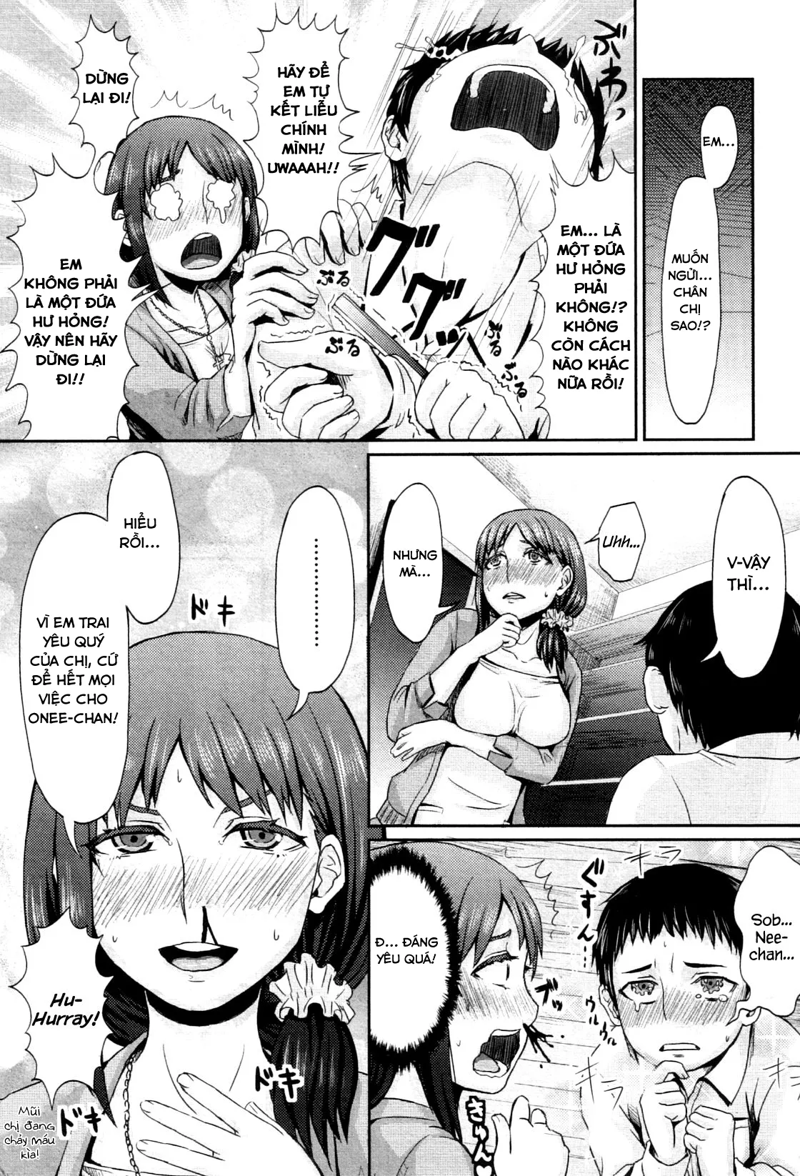 HentaiVN.net - Ảnh 8 - Onee-chan no Stocking - Chap 1
