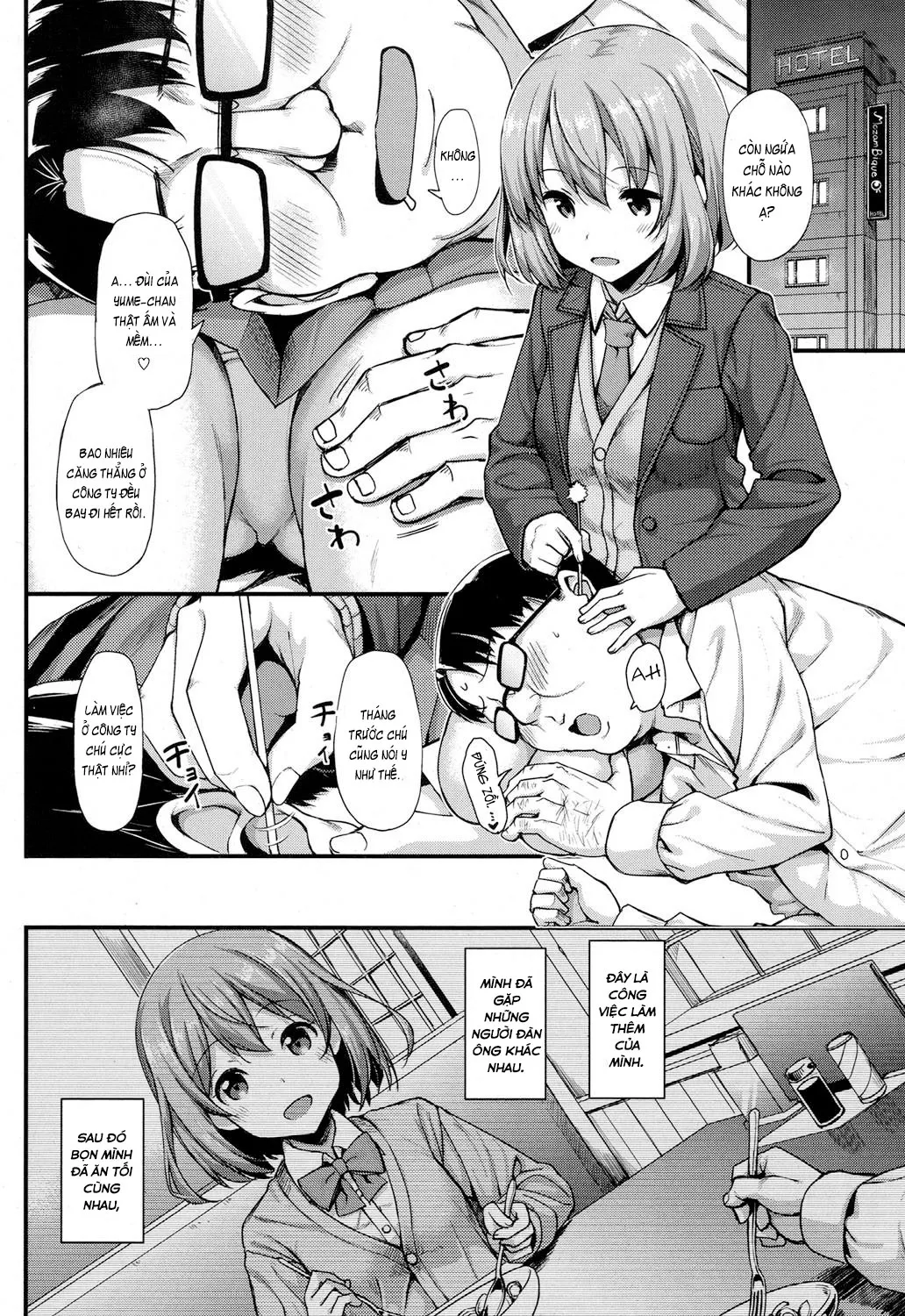 HentaiVN.net - Ảnh 3 - Papakatsu JK no Ecchi na Beit [パパ活JKのエッチなバイト] - Chap 1