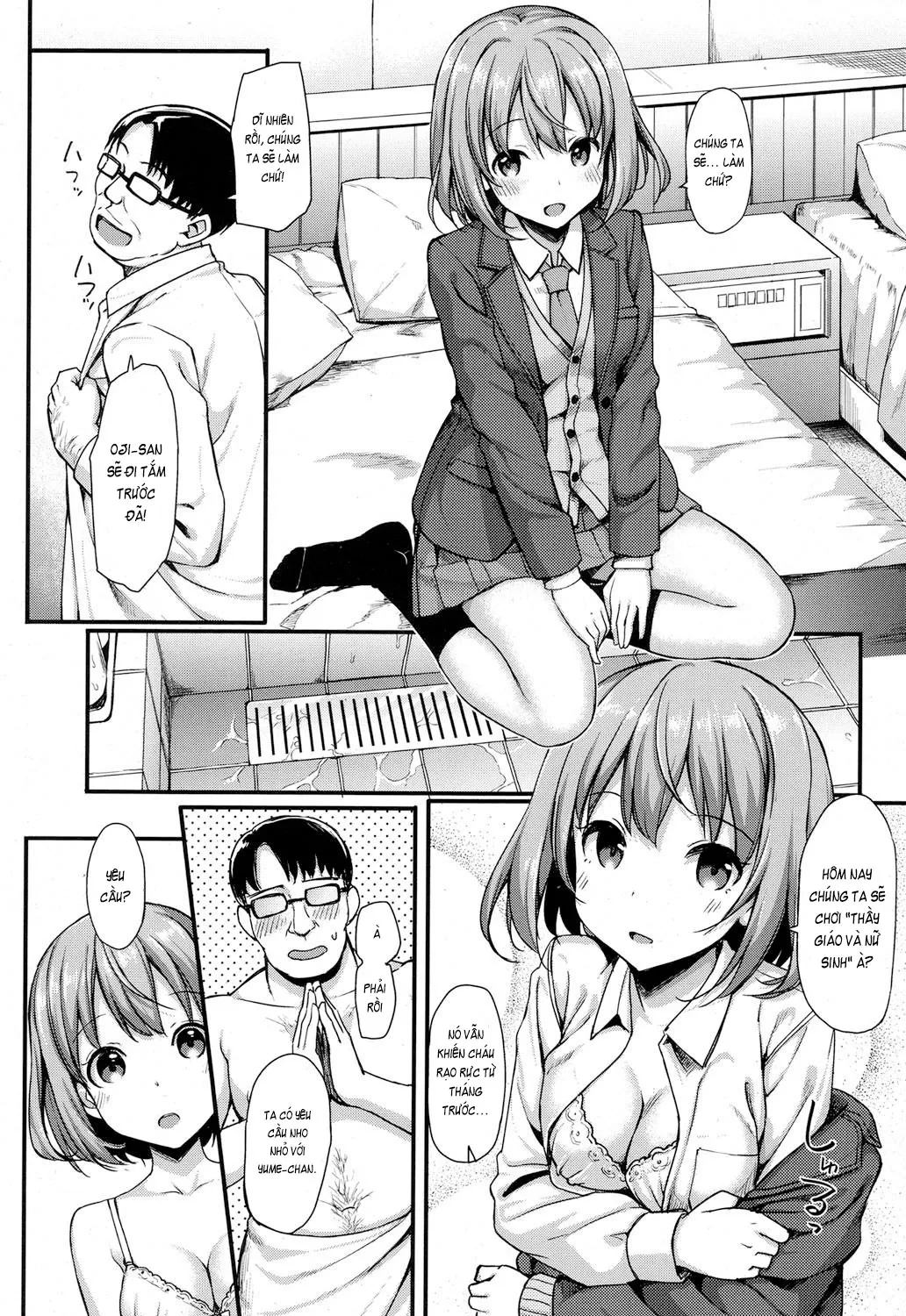 HentaiVN.net - Ảnh 5 - Papakatsu JK no Ecchi na Beit [パパ活JKのエッチなバイト] - Chap 1