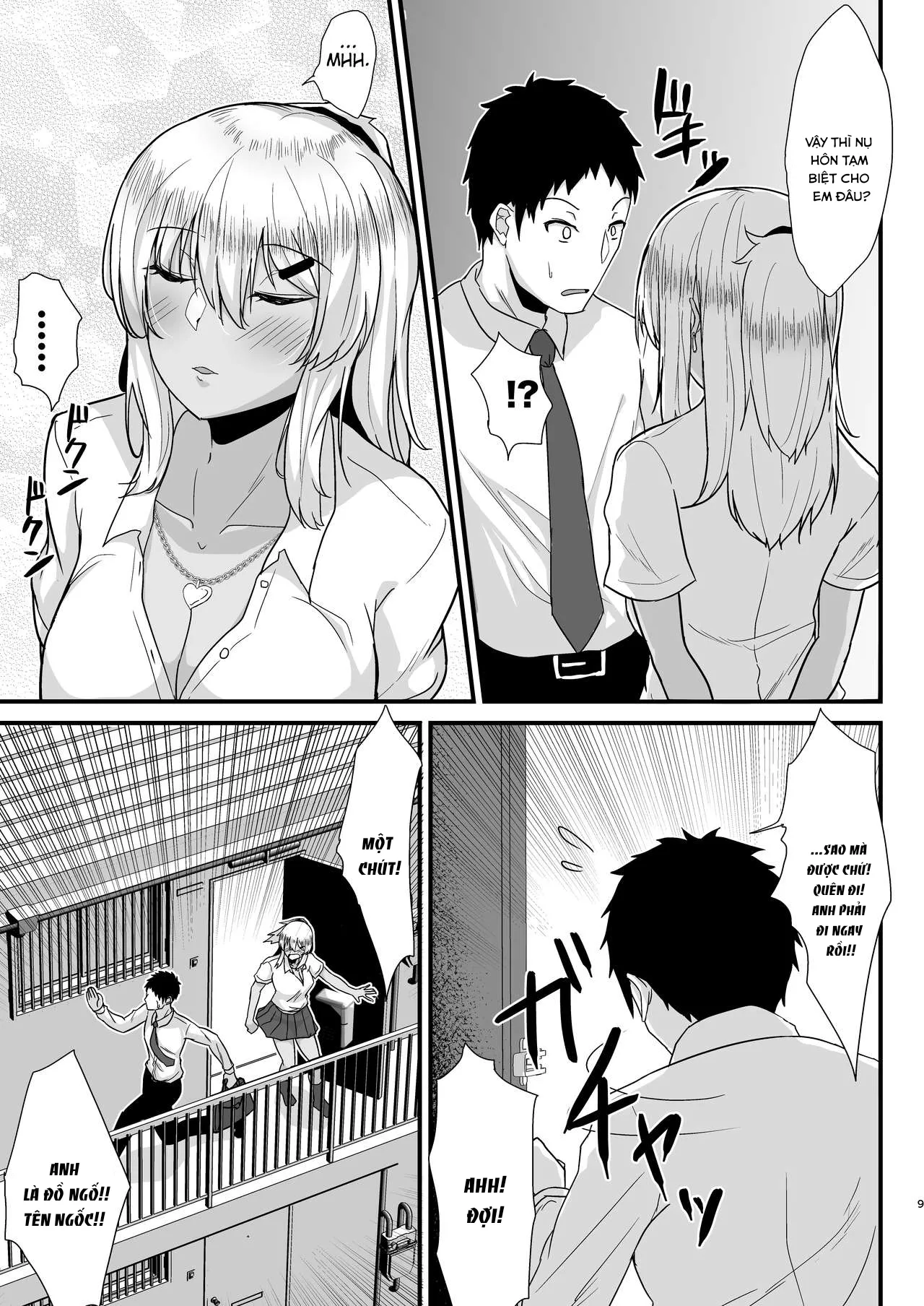 HentaiVN.net - Ảnh 8 - Kuro Gal JK o Tasuketara Doutei o Ubawarete Kayoizuma ni Natta Hanashi - Chap 1