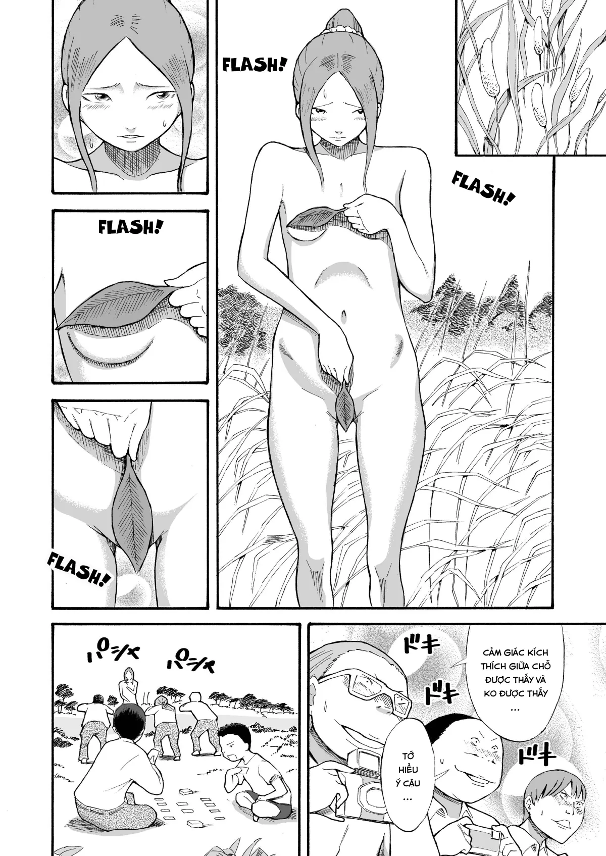 HentaiVN.net - Ảnh 10 - Kawara de Roshutsu Satsuei [Riverbed Exhibitionism Photography] - Chap 1