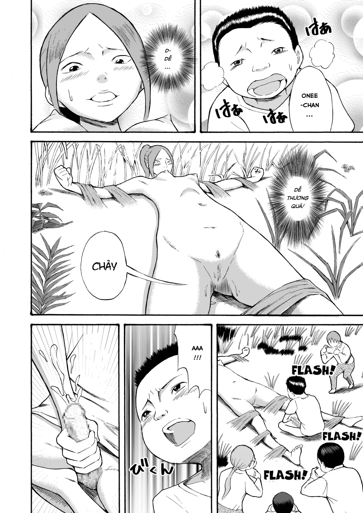 HentaiVN.net - Ảnh 24 - Kawara de Roshutsu Satsuei [Riverbed Exhibitionism Photography] - Chap 1
