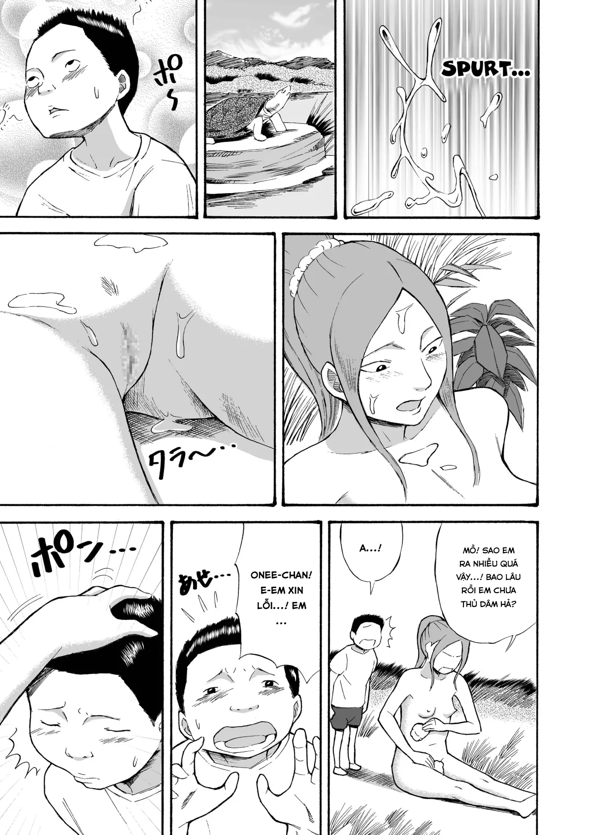 HentaiVN.net - Ảnh 25 - Kawara de Roshutsu Satsuei [Riverbed Exhibitionism Photography] - Chap 1