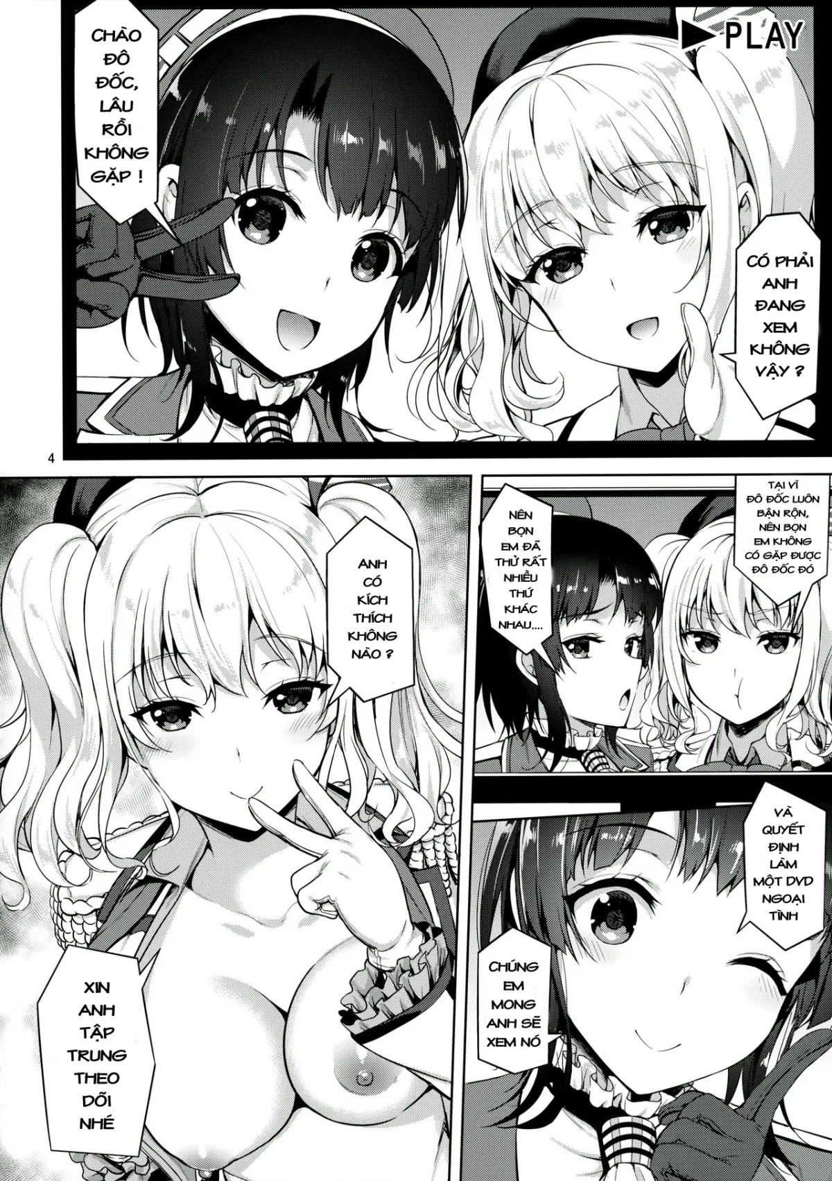 HentaiVN.net - Ảnh 3 - TAKAO & KASHIMA FREAK (Kantai Collection -KanColle) - Chap 1