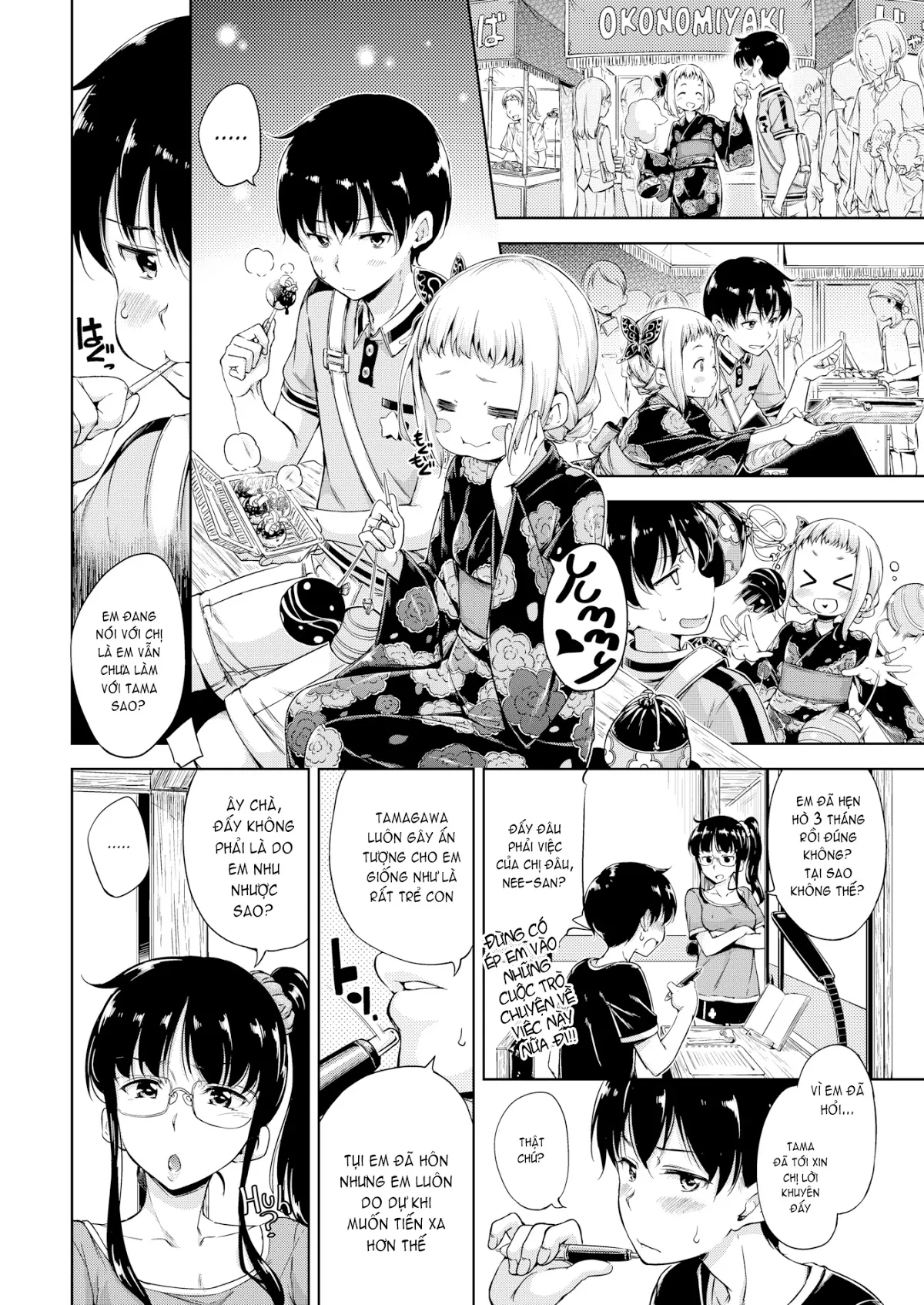 HentaiVN.net - Ảnh 3 - The Flower Blooms Tonight [Comic Kairakuten 2015-09] - Chap 1