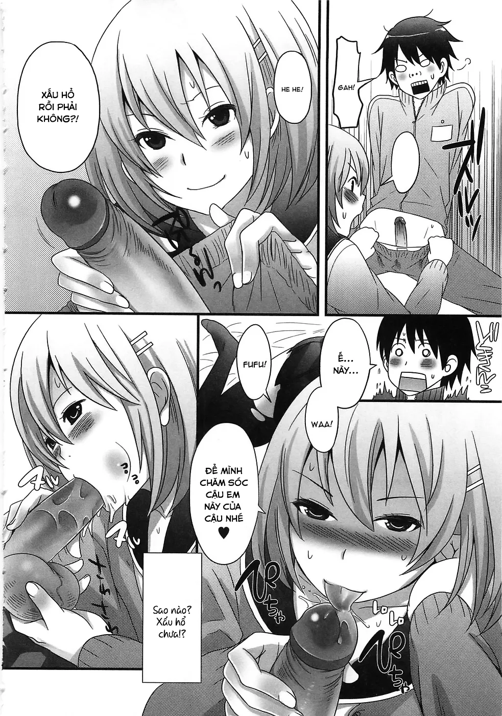 HentaiVN.net - Ảnh 7 - Kimi ga Neteru Aida ni... - Chap 1