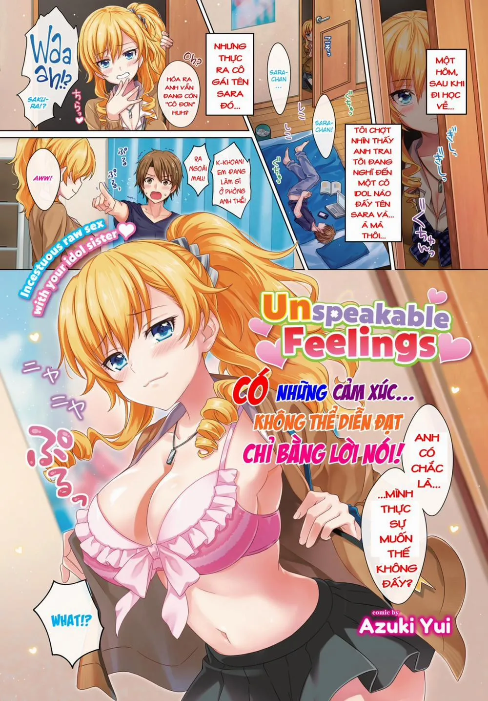 HentaiVN.net - Ảnh 1 - Unspeakable Feelings - Chap 1