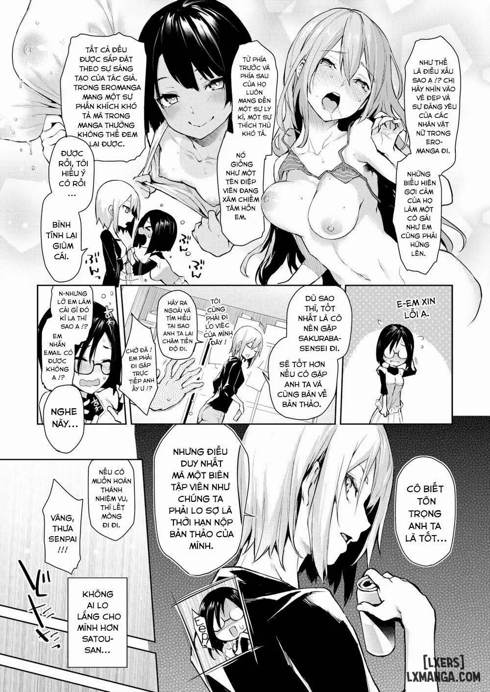 HentaiVN.net - Ảnh 3 - Newbie Editor Tsukimoto-san - Chap 1