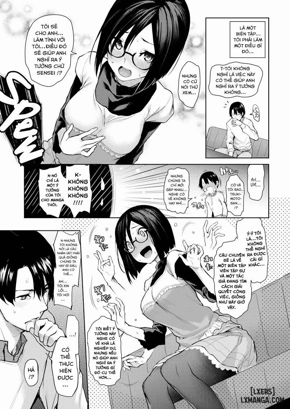 HentaiVN.net - Ảnh 5 - Newbie Editor Tsukimoto-san - Chap 1
