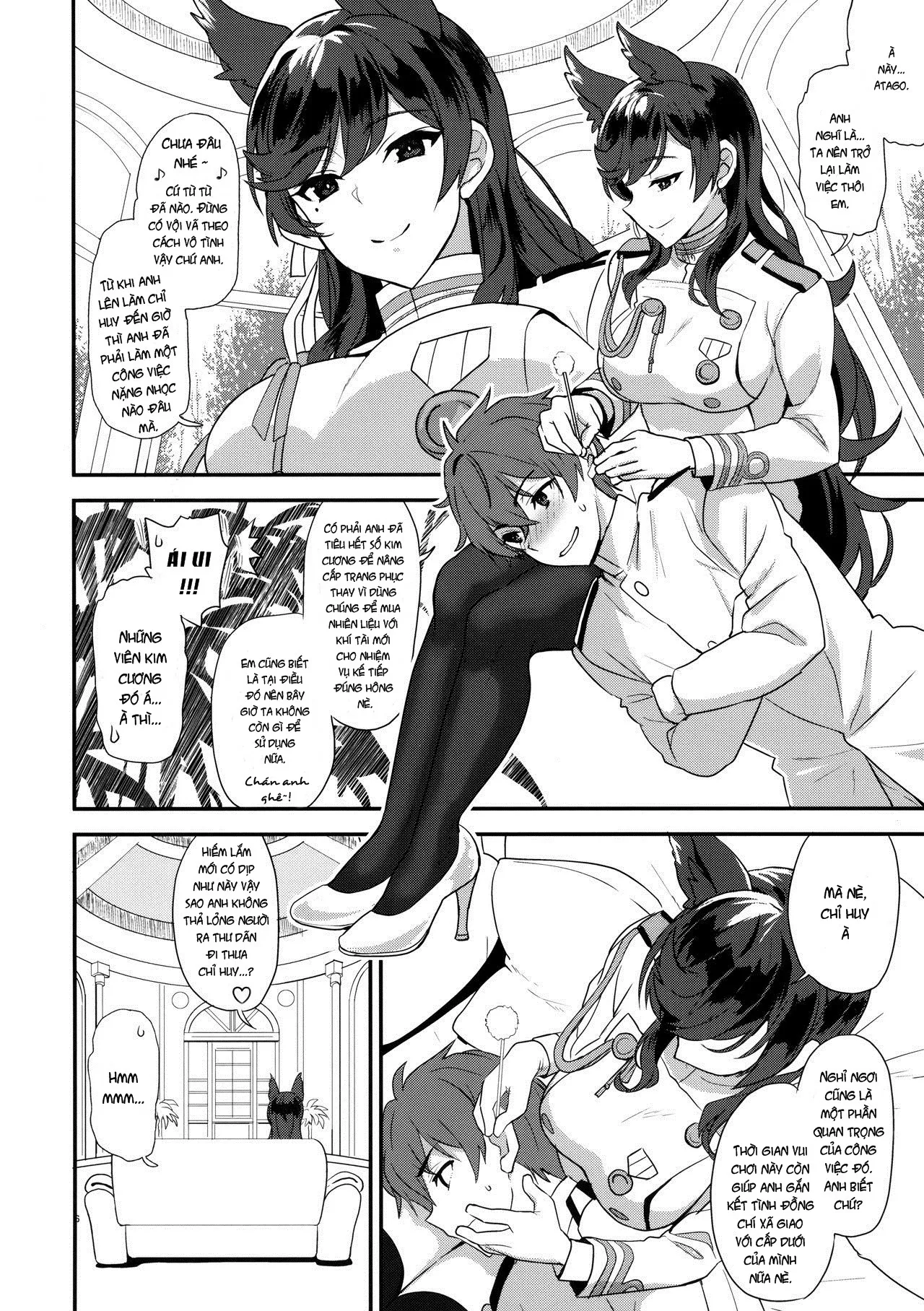 HentaiVN.net - Ảnh 4 - Atago Sugar Sweet (Azur Lane) [(京極しん)] 愛宕シュガースウィート (アズールレーン)] - Chap 1