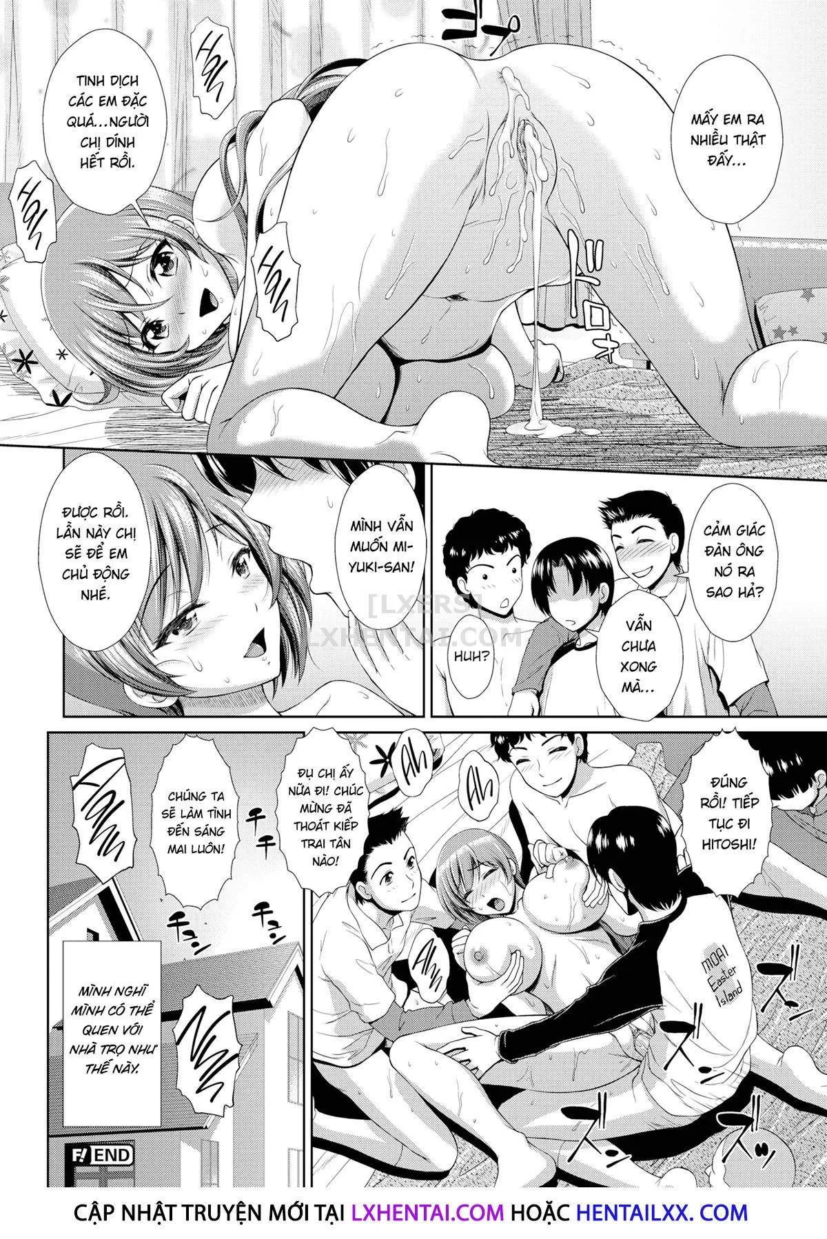 HentaiVN.net - Ảnh 18 - The Needy Landlady - Chap 1
