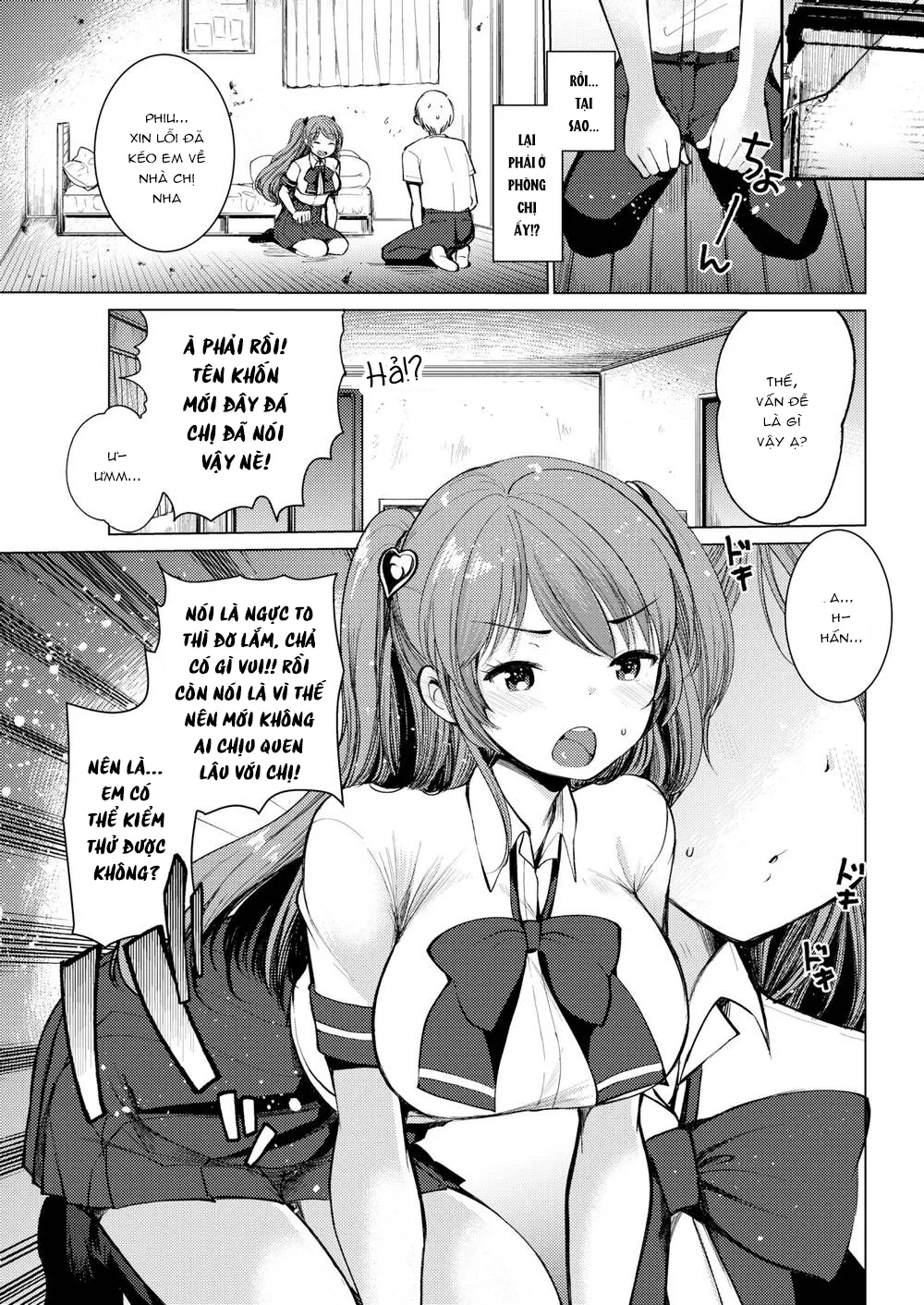 HentaiVN.net - Ảnh 3 - Senpai-chan, Kouhai-kun [Bé Tiền Bối và Chàng Hậu Bối] - Chap 1