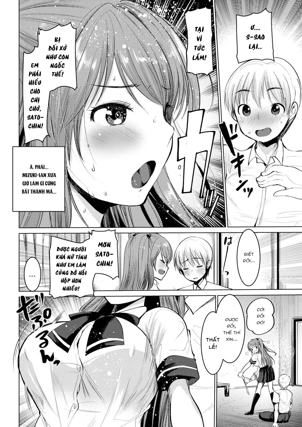 HentaiVN.net - Ảnh 4 - Senpai-chan, Kouhai-kun [Bé Tiền Bối và Chàng Hậu Bối] - Chap 1
