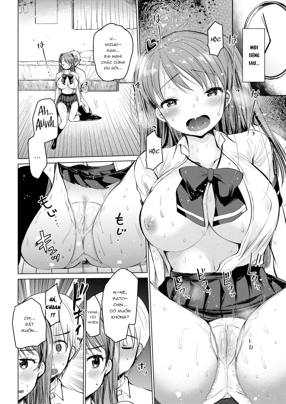HentaiVN.net - Ảnh 8 - Senpai-chan, Kouhai-kun [Bé Tiền Bối và Chàng Hậu Bối] - Chap 1