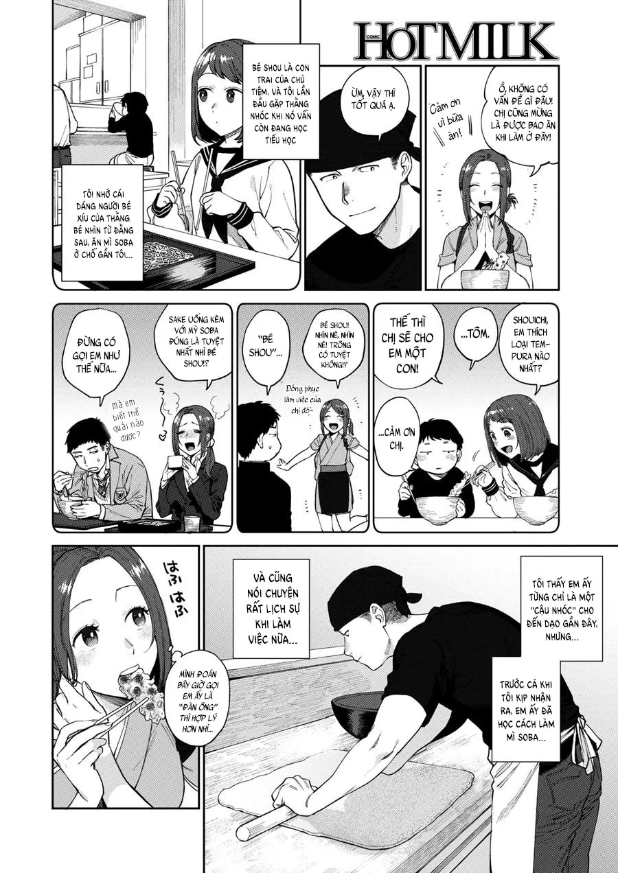 HentaiVN.net - Ảnh 4 - Sobaya No Haru-san [The soba restaurant's Haru-san] - Chap 1