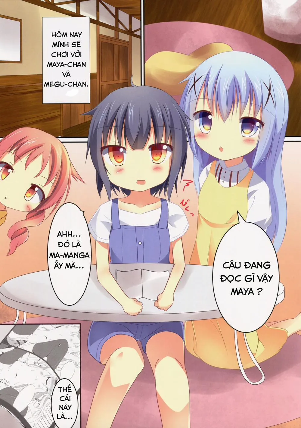 HentaiVN.net - Ảnh 3 - Chimame Sei no Mezame (Gochuumon wa Usagi desu ka?) - Chap 1