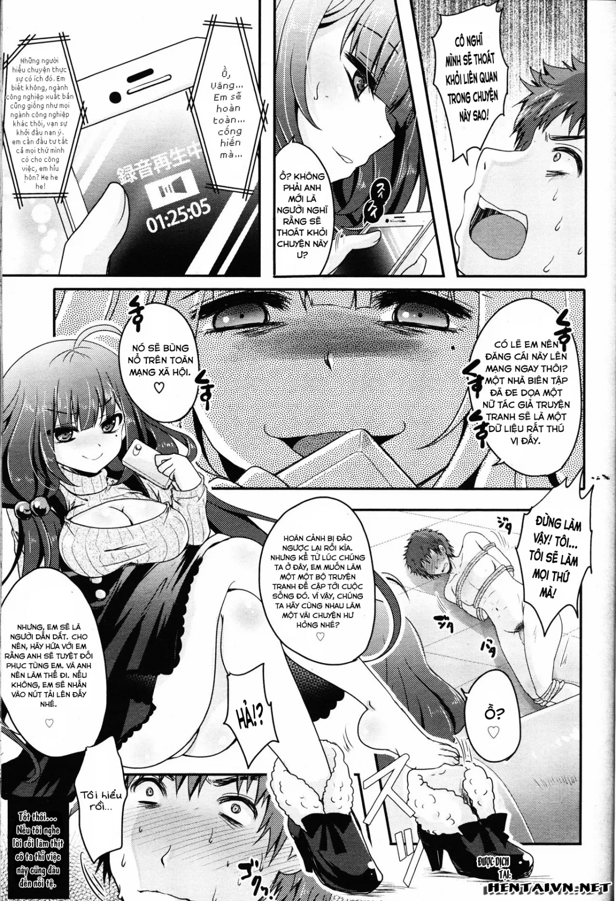 HentaiVN.net - Ảnh 7 - Henshuu-san to Mangaka-chan - Chap 1