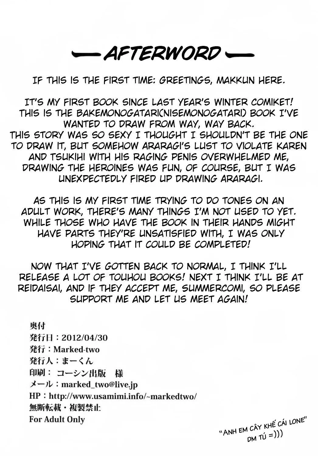 HentaiVN.net - Ảnh 26 - Araragi Darkness (Nisemonogatari) - Chap 1