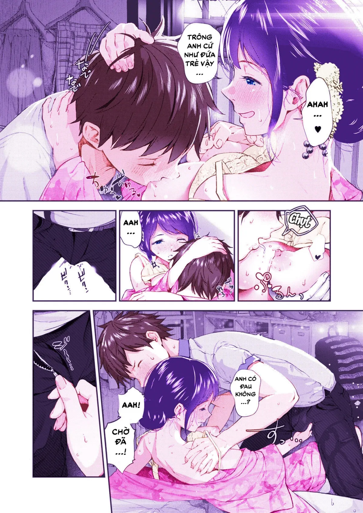 HentaiVN.net - Ảnh 12 - Natsu to Jun [Full Color] [Summer and Innocence] - Chap 1