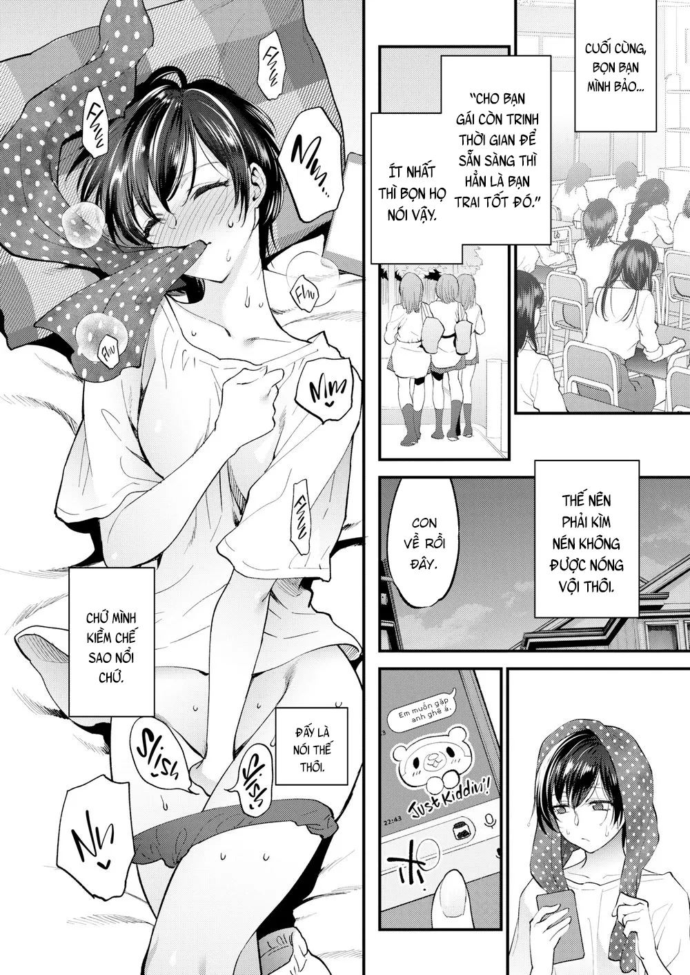 HentaiVN.net - Ảnh 11 - I Want to Be Touched So Bad I Can’t Contain Myself - Chap 1