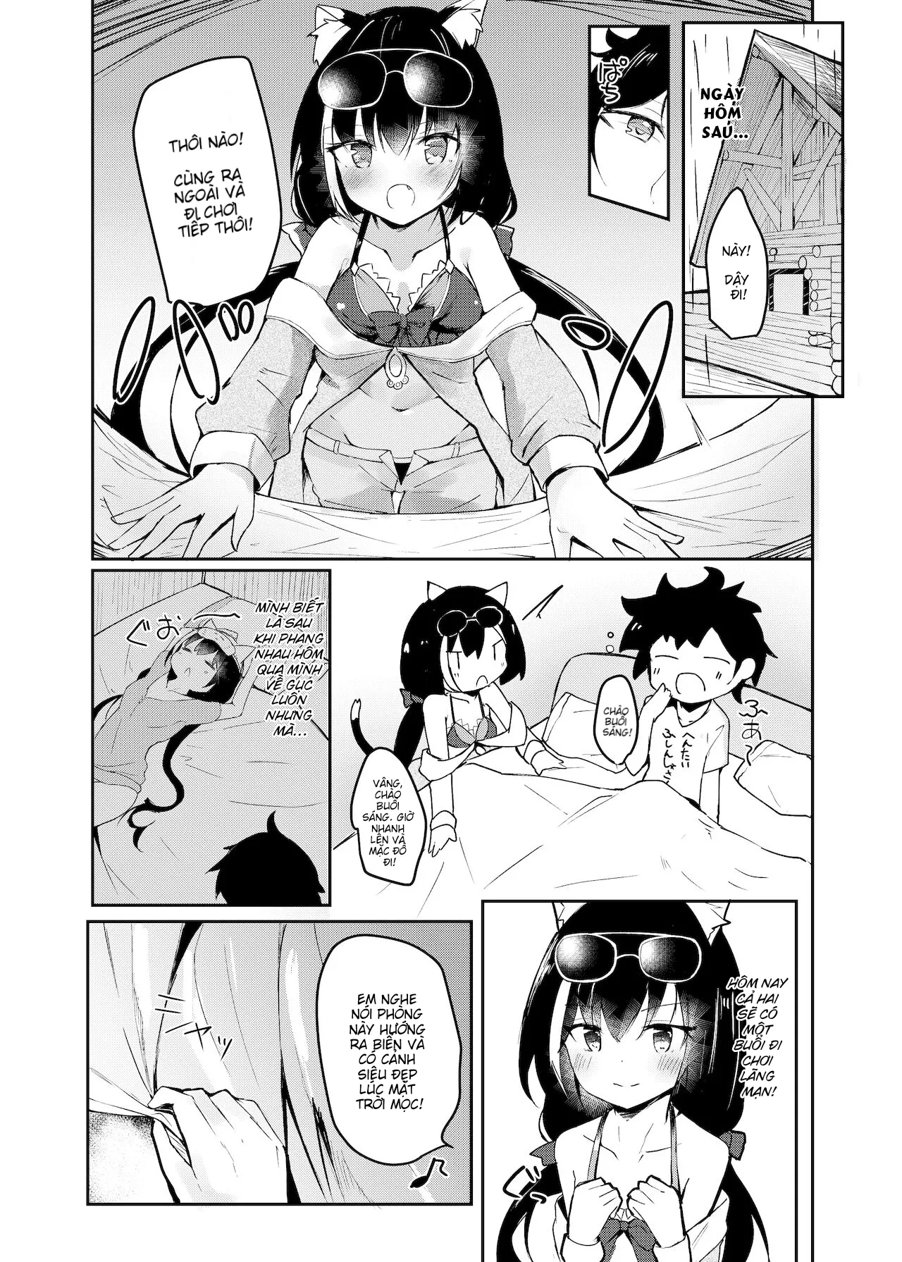 HentaiVN.net - Ảnh 12 - Deredere Kyaru-chan to Mizugi de Ecchi - Chap 1