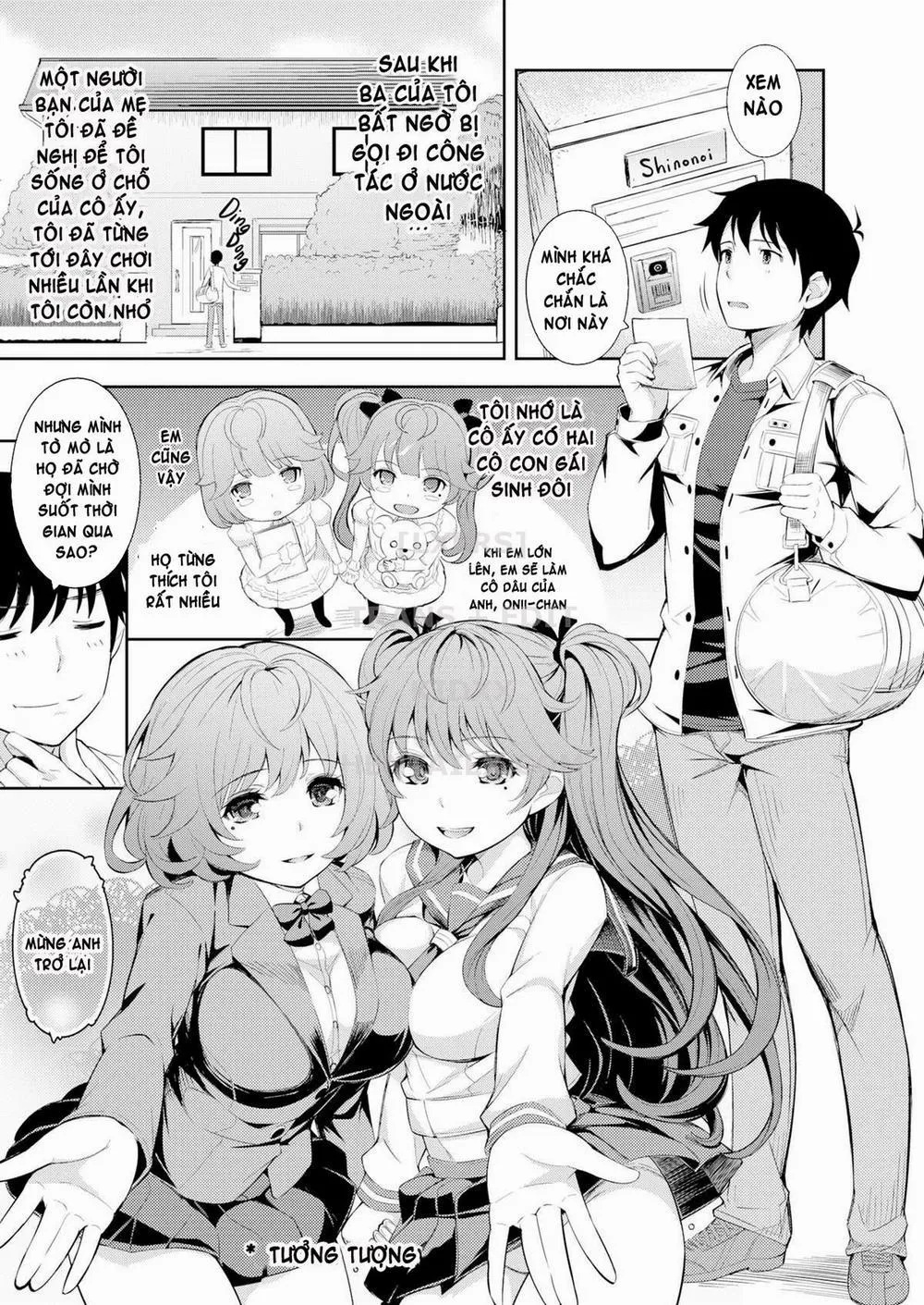 HentaiVN.net - Ảnh 6 - Twins Scramble - Chap 1