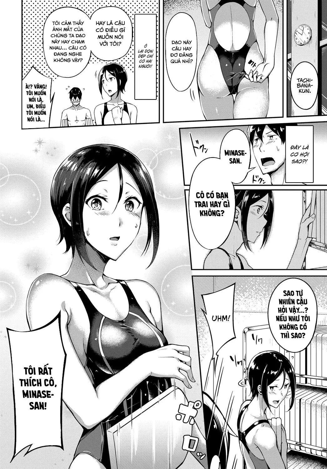 HentaiVN.net - Ảnh 5 - Chuyện tình bên hồ bơi [Pool Side no Koi Moyou] - Chap 1