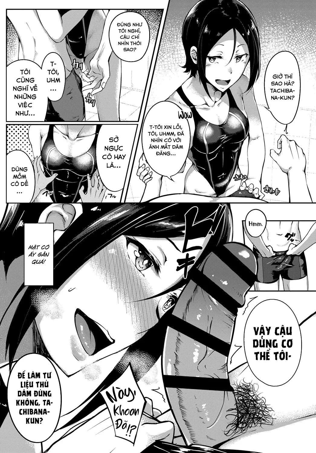 HentaiVN.net - Ảnh 7 - Chuyện tình bên hồ bơi [Pool Side no Koi Moyou] - Chap 1