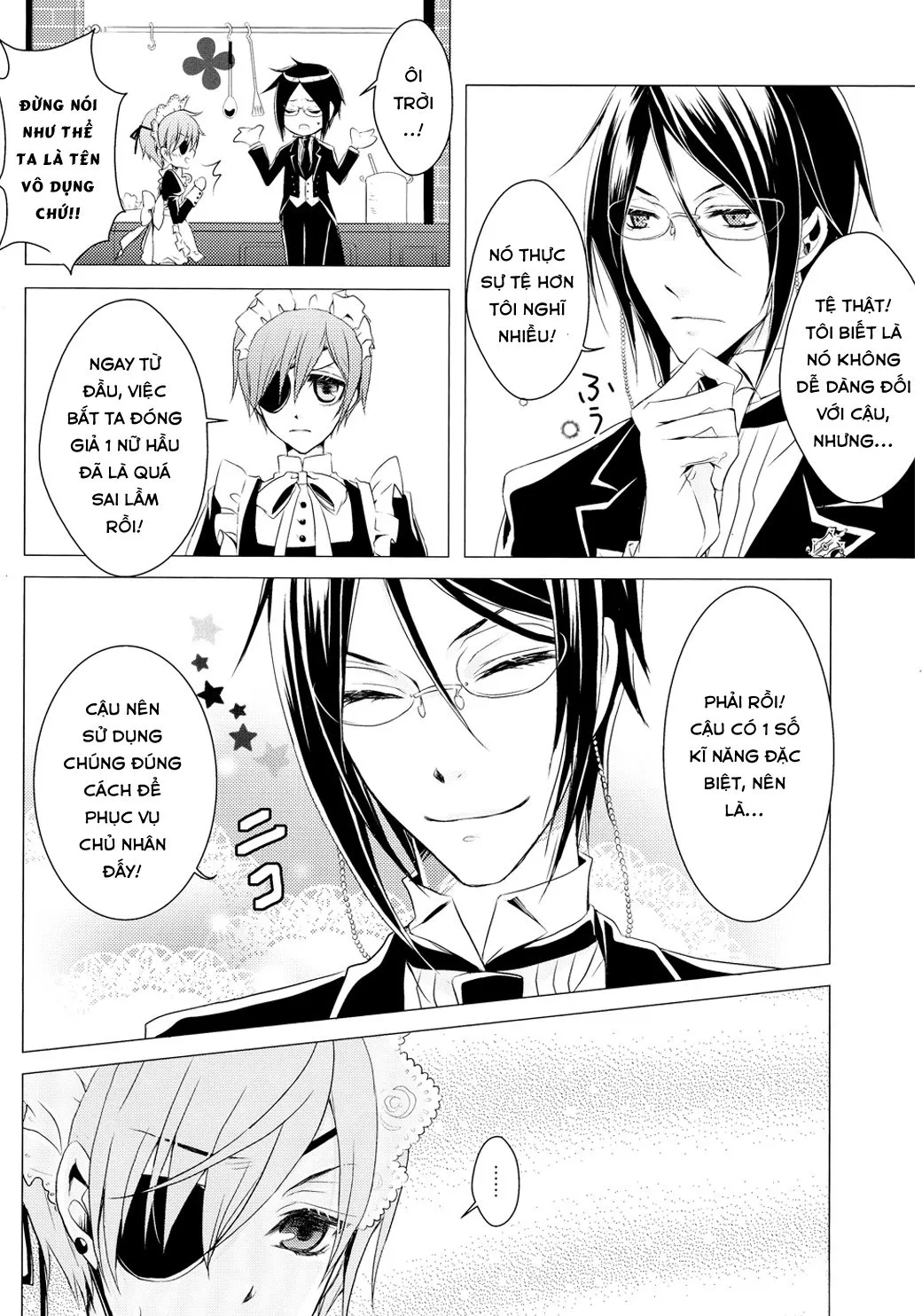 HentaiVN.net - Ảnh 13 - Shiyoiunin to Inu (Kuroshitsuji) [Employee and Dog] - Chap 1