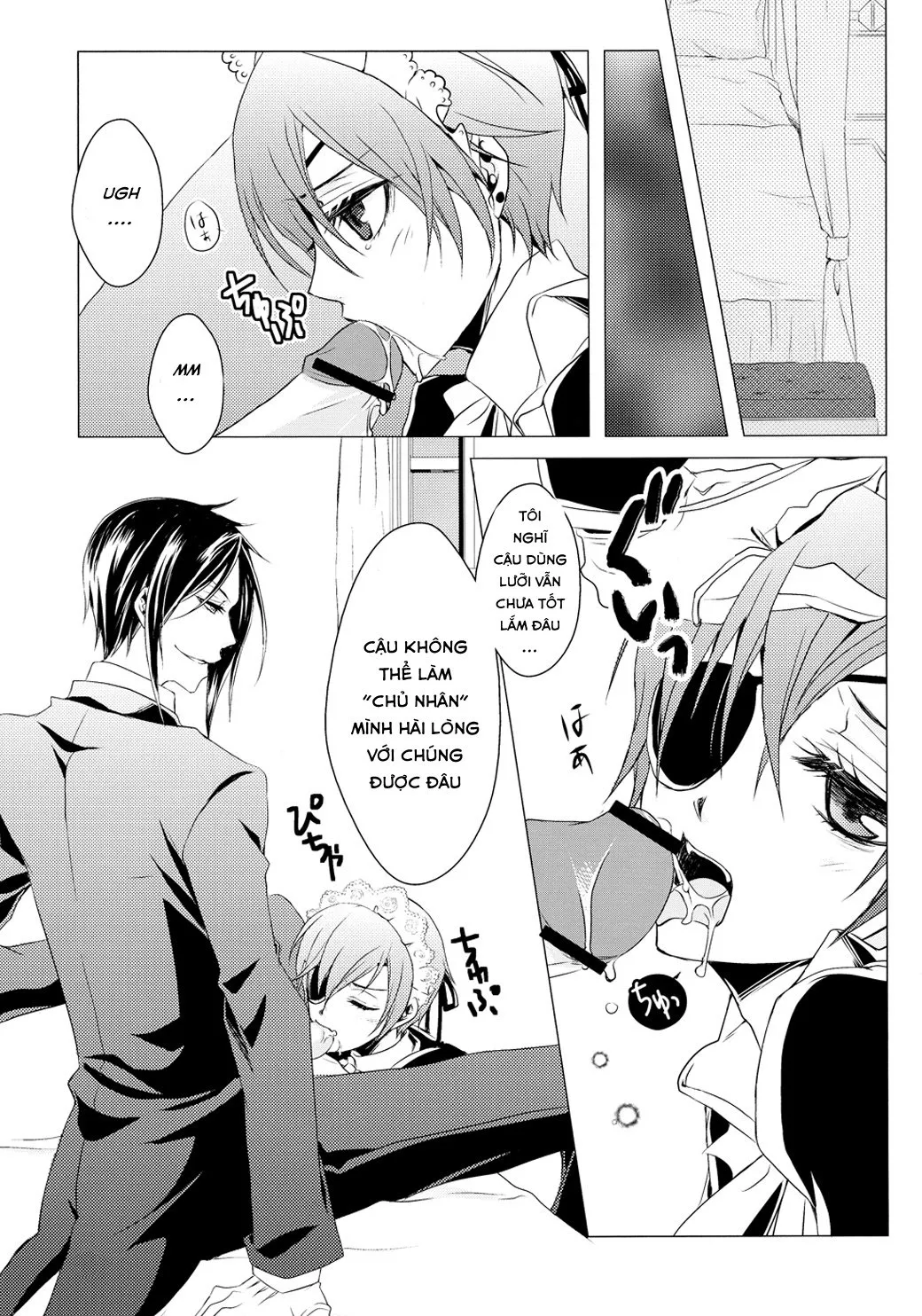 HentaiVN.net - Ảnh 14 - Shiyoiunin to Inu (Kuroshitsuji) [Employee and Dog] - Chap 1