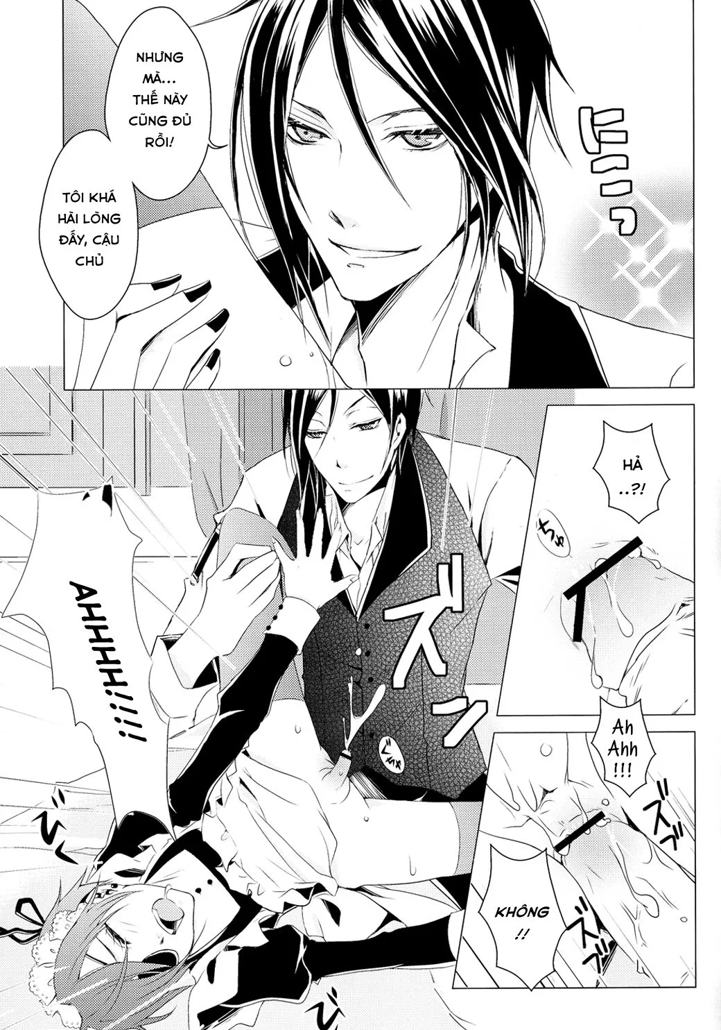 HentaiVN.net - Ảnh 20 - Shiyoiunin to Inu (Kuroshitsuji) [Employee and Dog] - Chap 1
