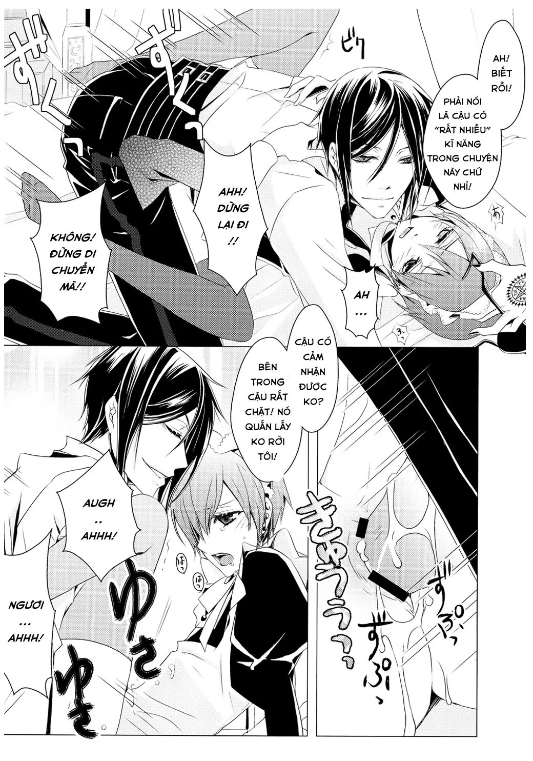 HentaiVN.net - Ảnh 21 - Shiyoiunin to Inu (Kuroshitsuji) [Employee and Dog] - Chap 1